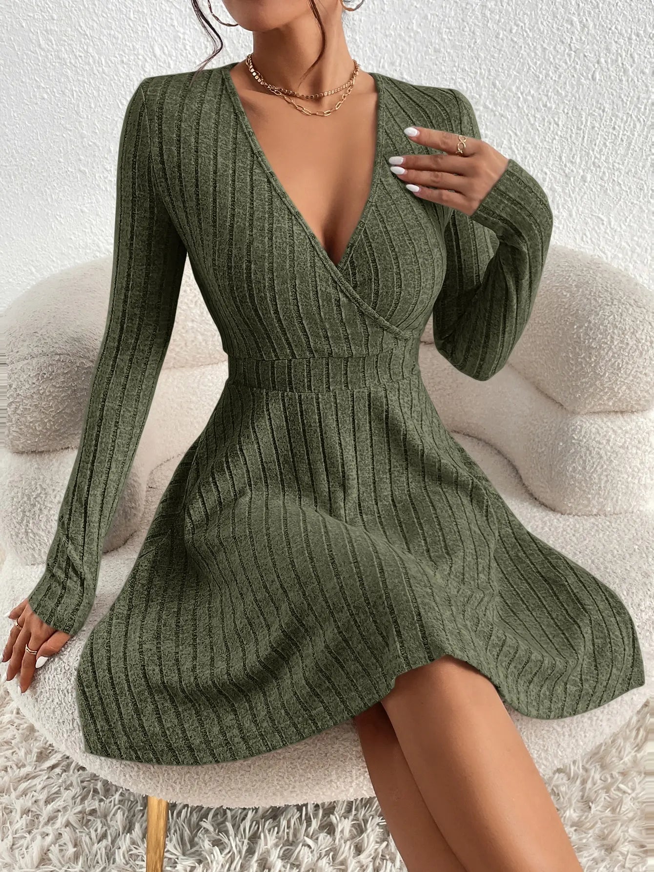 Aurora Chic Robe pull moulante sexy